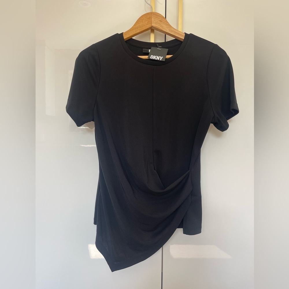 DKNY wrap top t-shirt